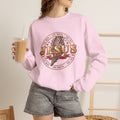 Jesus The Way The Truth The Life Sweatshirt | Christian Crewneck | Faith-Based Unisex Sweatshirt