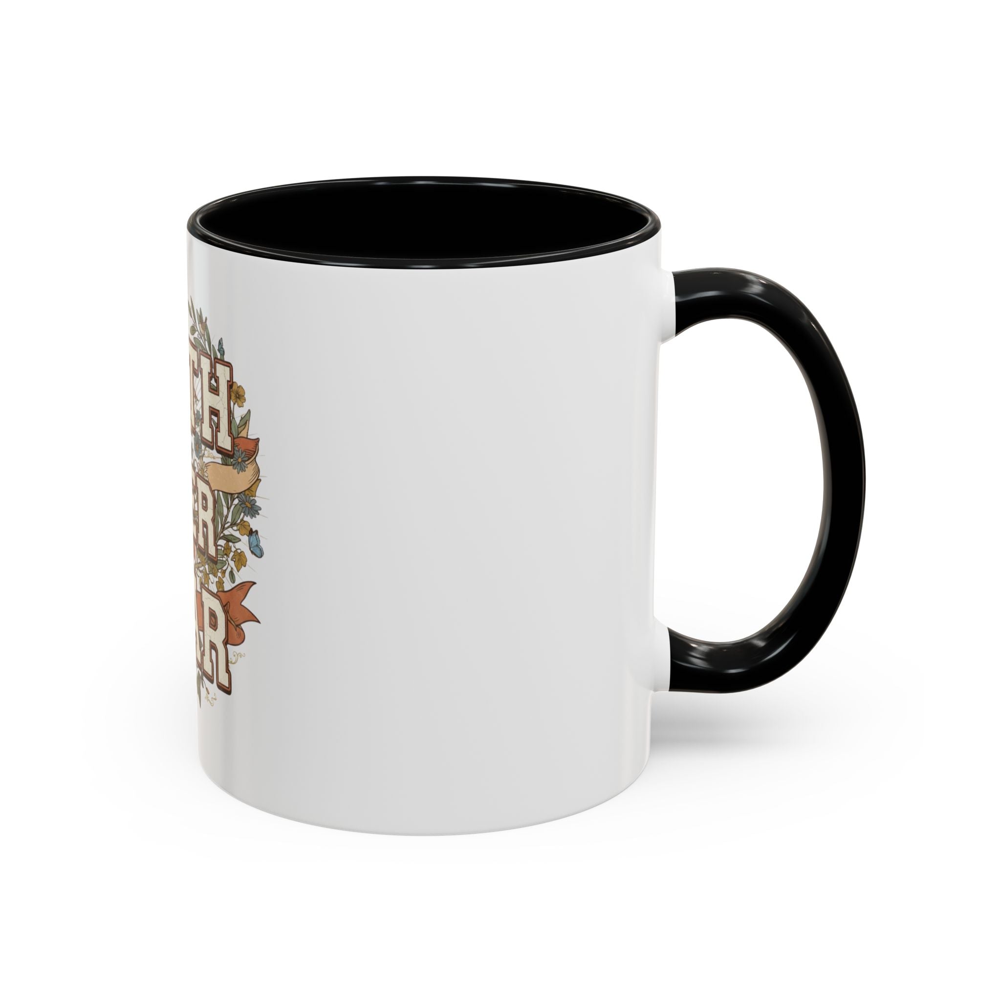 Faith Over Fear Accent Coffee Mug (11, 15oz)