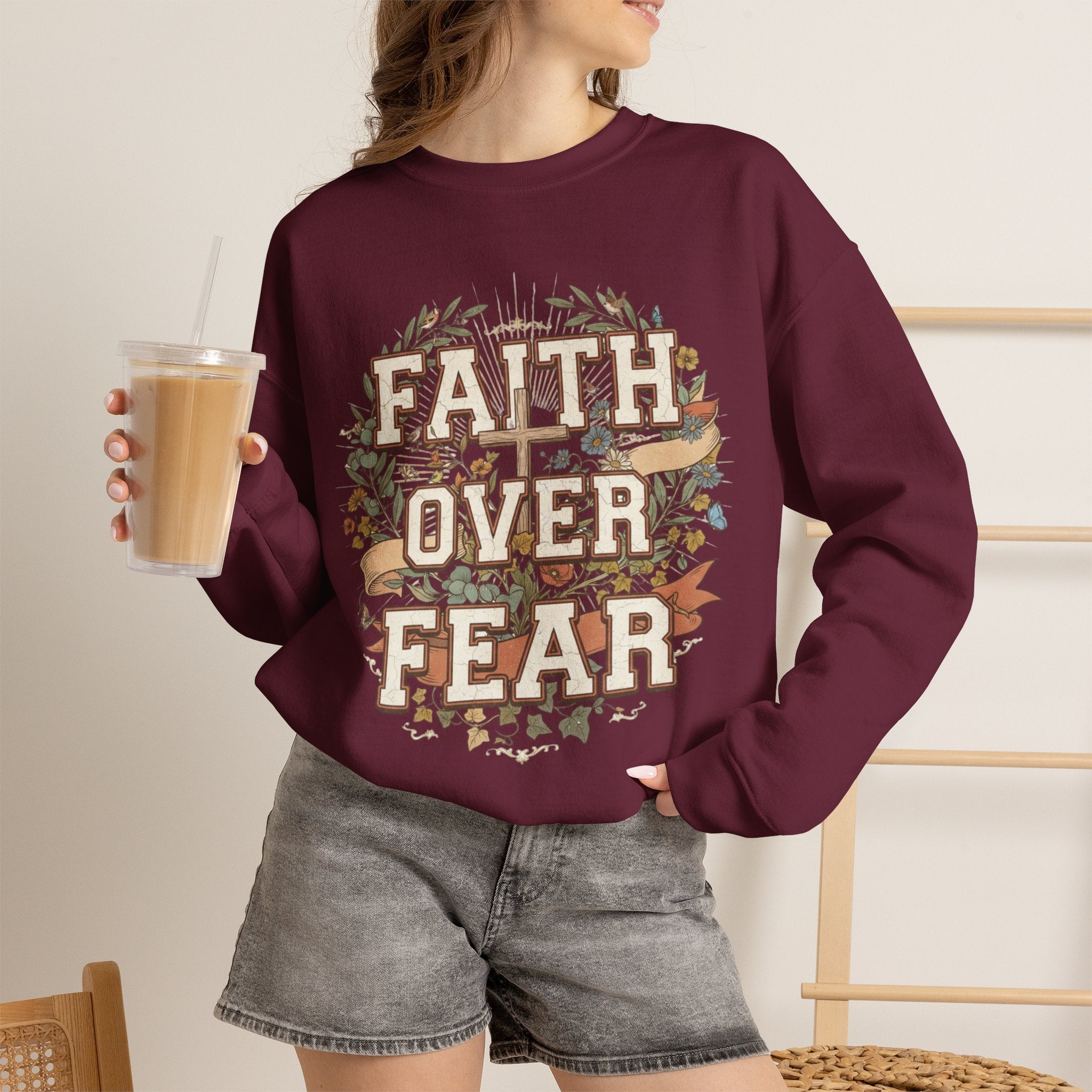 Faith Over Fear Sweatshirt