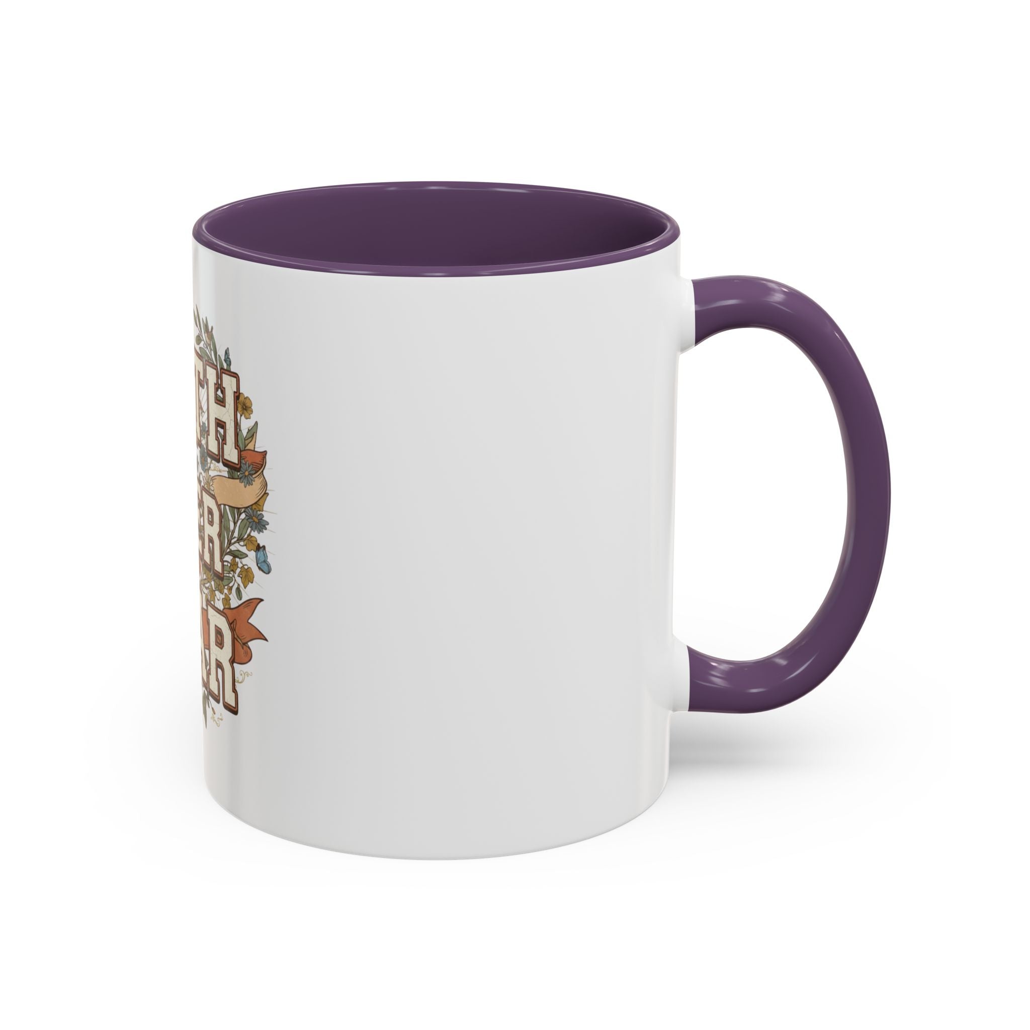 Faith Over Fear Accent Coffee Mug (11, 15oz)