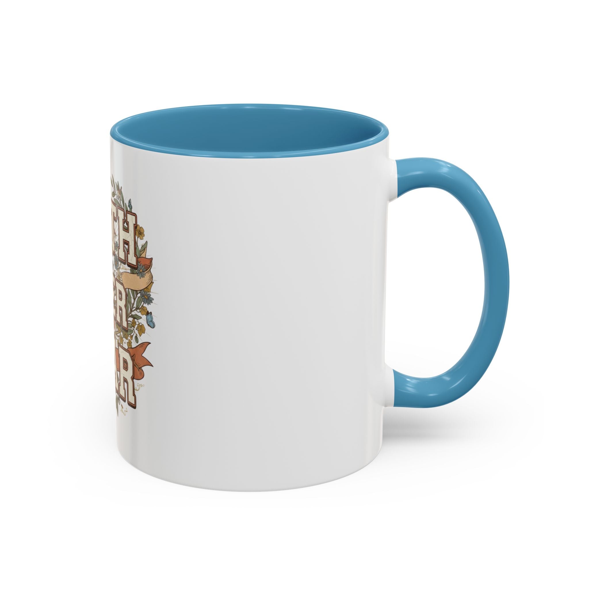 Faith Over Fear Accent Coffee Mug (11, 15oz)