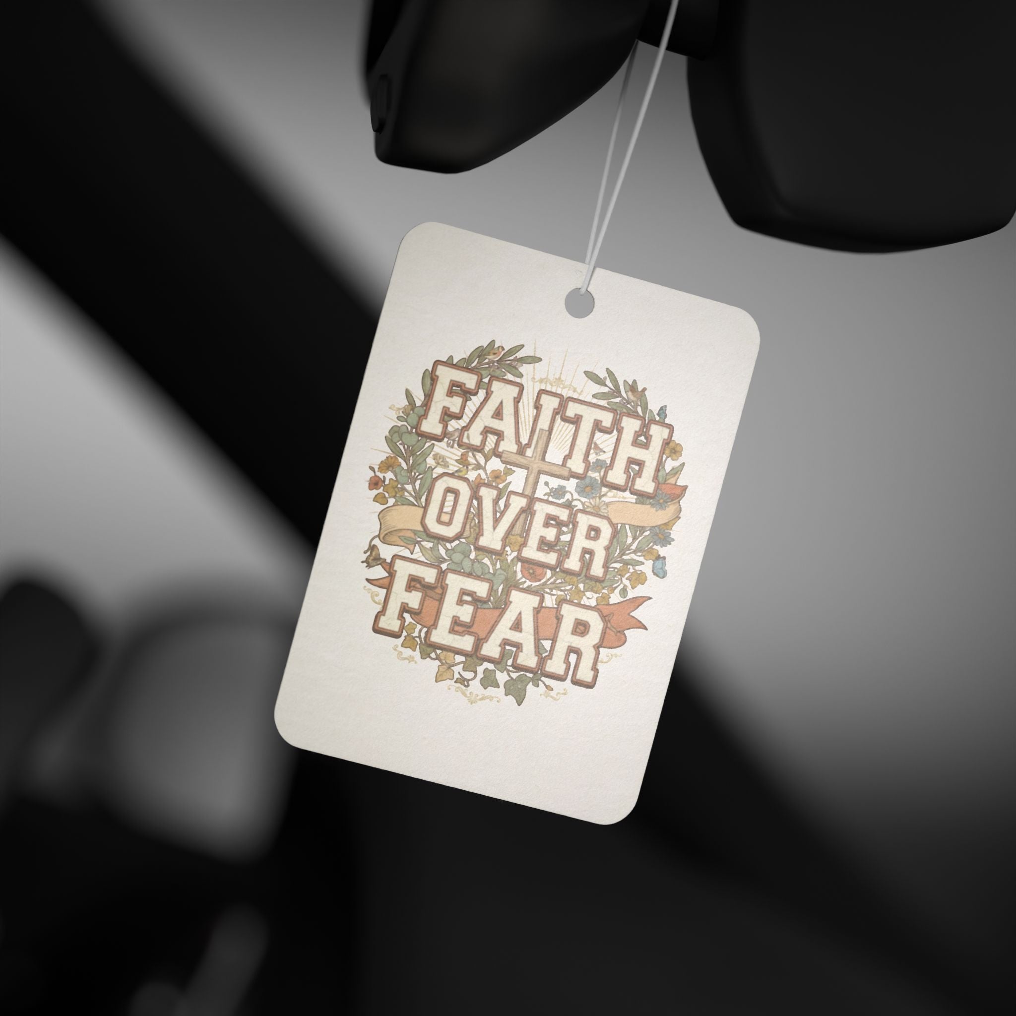 Faith Over Fear Car Air Freshener