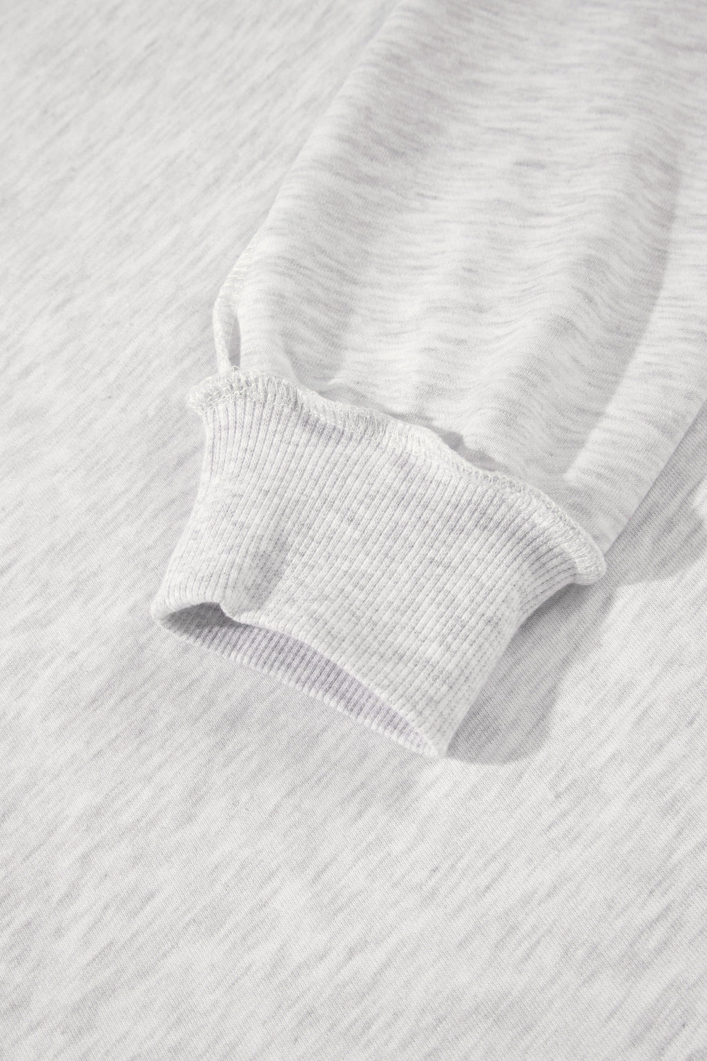 Light Grey High Neck Polka Dot Slogan Printed Baggy Sweatshirt