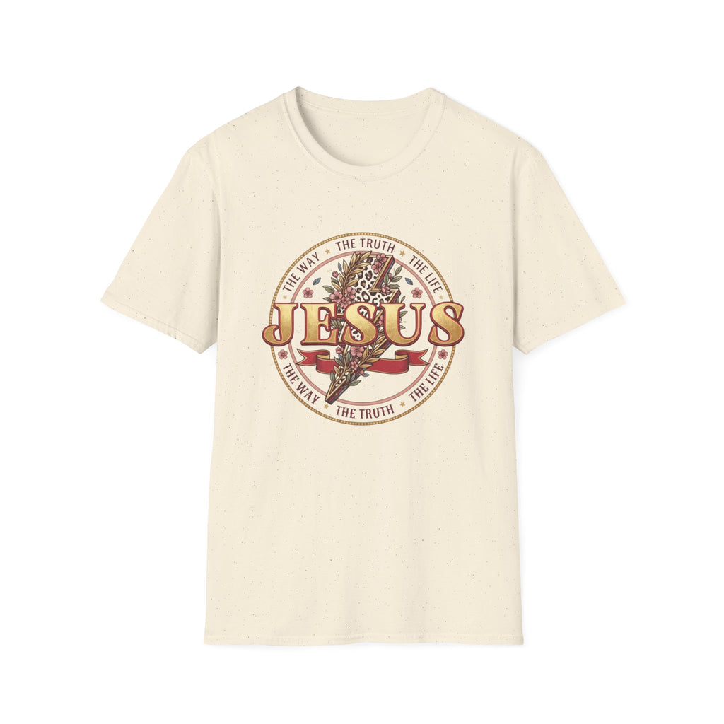 The Way • The Truth • The Life Tee —  Jesus Emblem T-Shirt