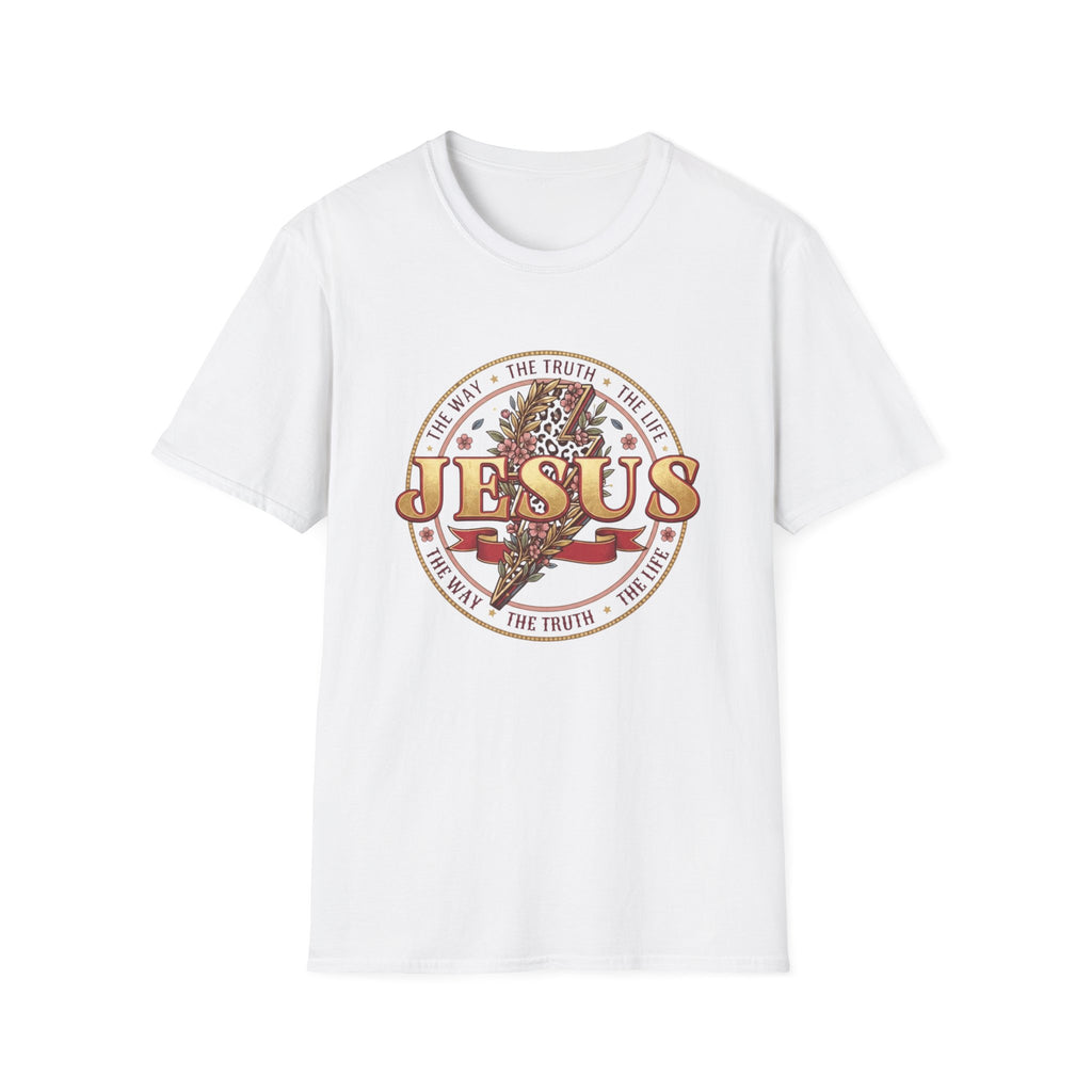 The Way • The Truth • The Life Tee —  Jesus Emblem T-Shirt