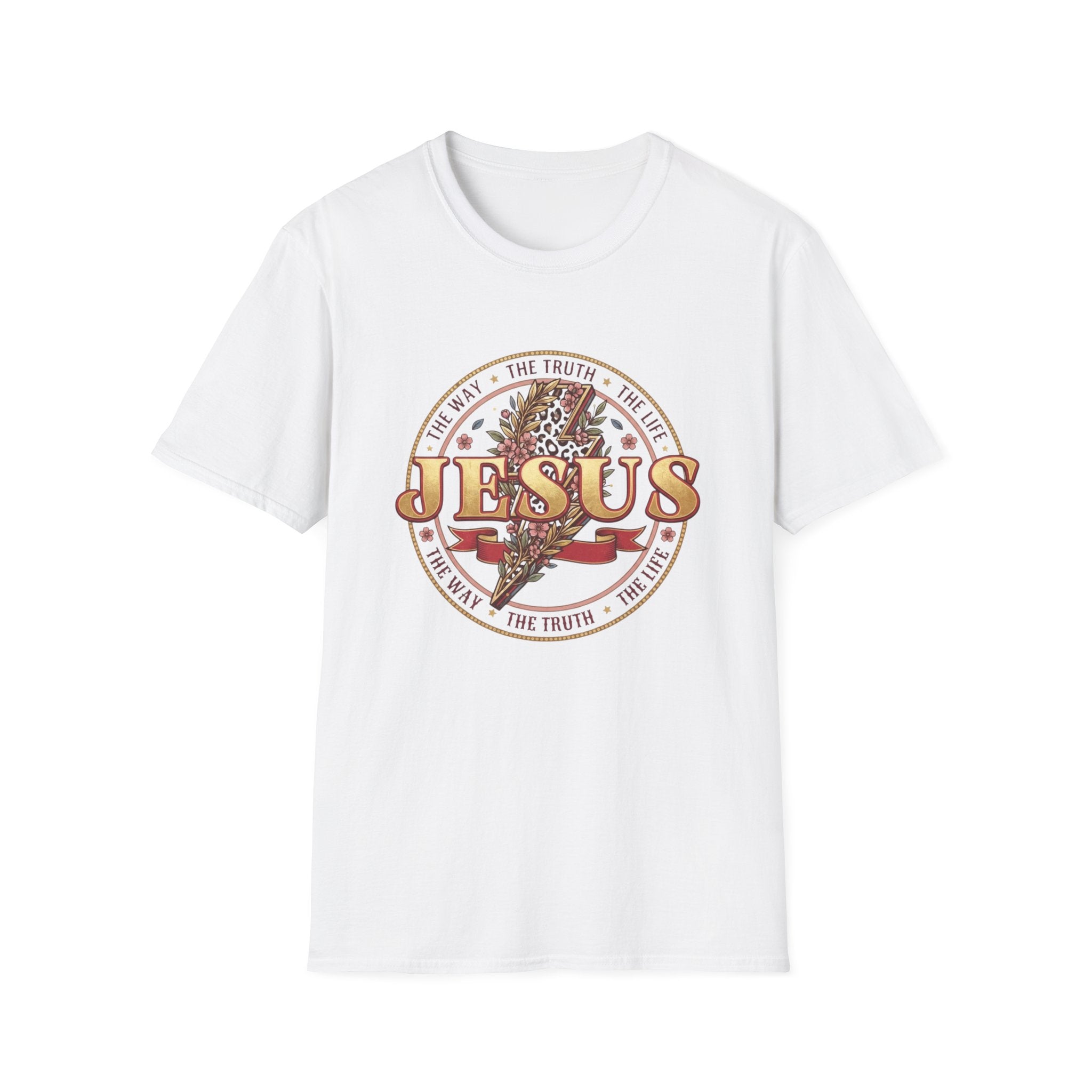 The Way • The Truth • The Life Tee —  Jesus Emblem T-Shirt