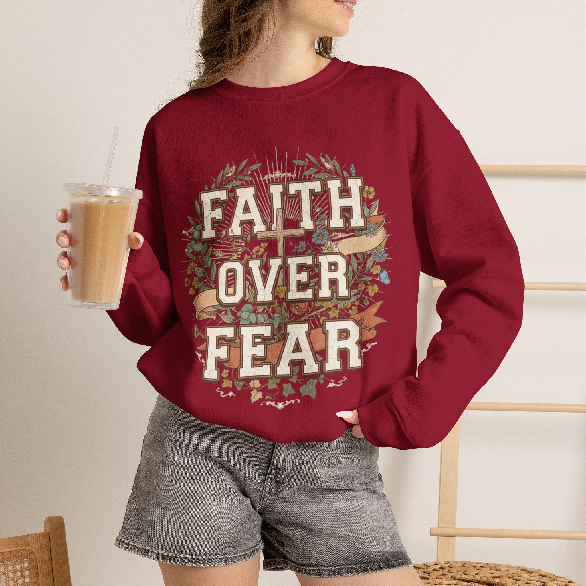 Faith Over Fear Sweatshirt