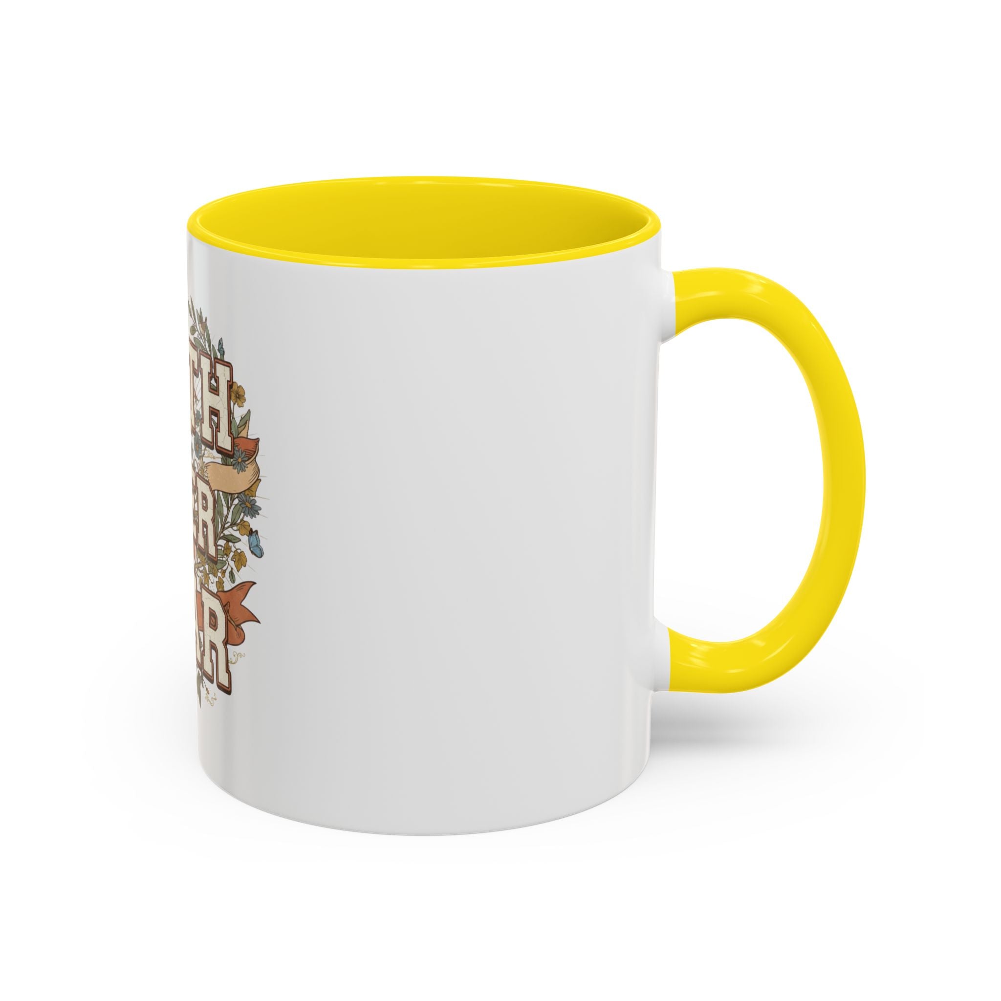 Faith Over Fear Accent Coffee Mug (11, 15oz)