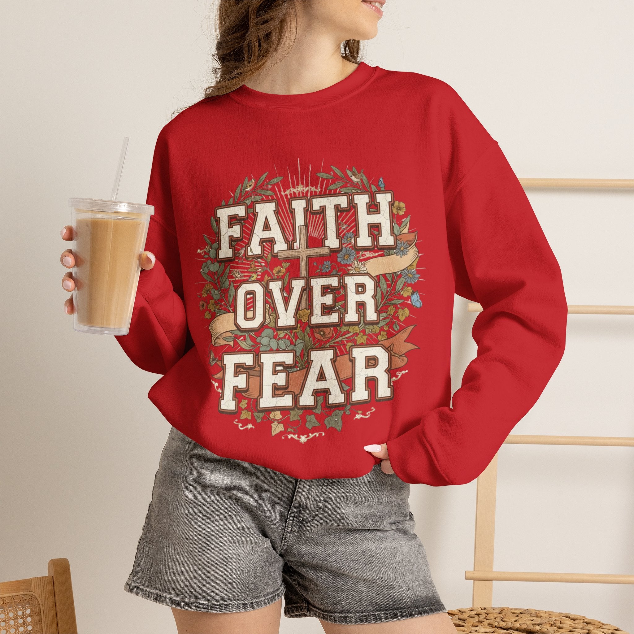 Faith Over Fear Sweatshirt