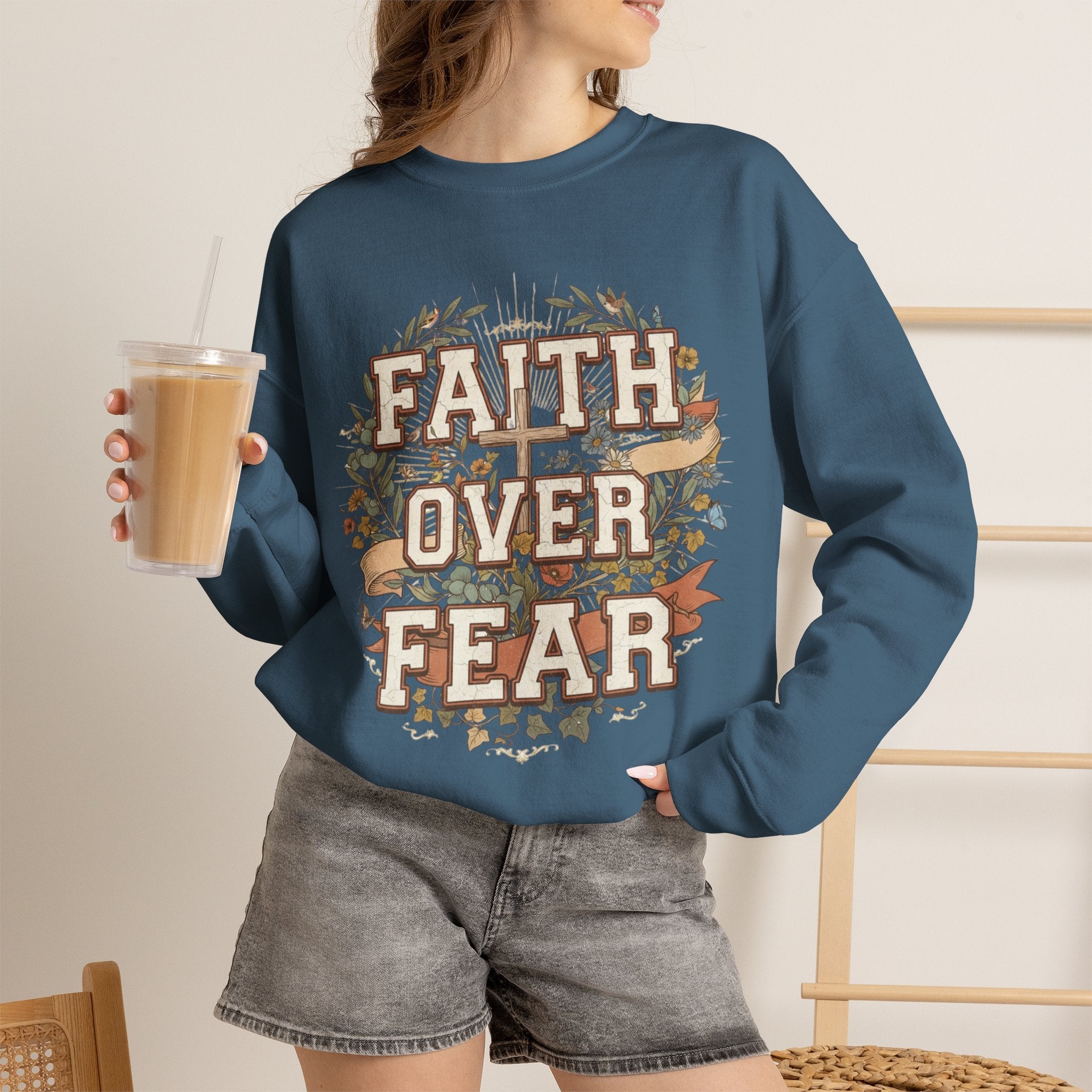 Faith Over Fear Sweatshirt