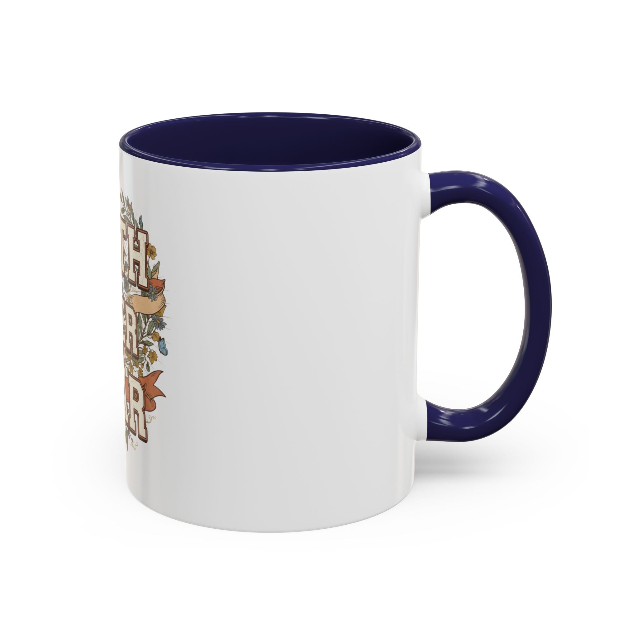Faith Over Fear Accent Coffee Mug (11, 15oz)