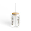 Grace & Coffee Sipper Glass, 16oz