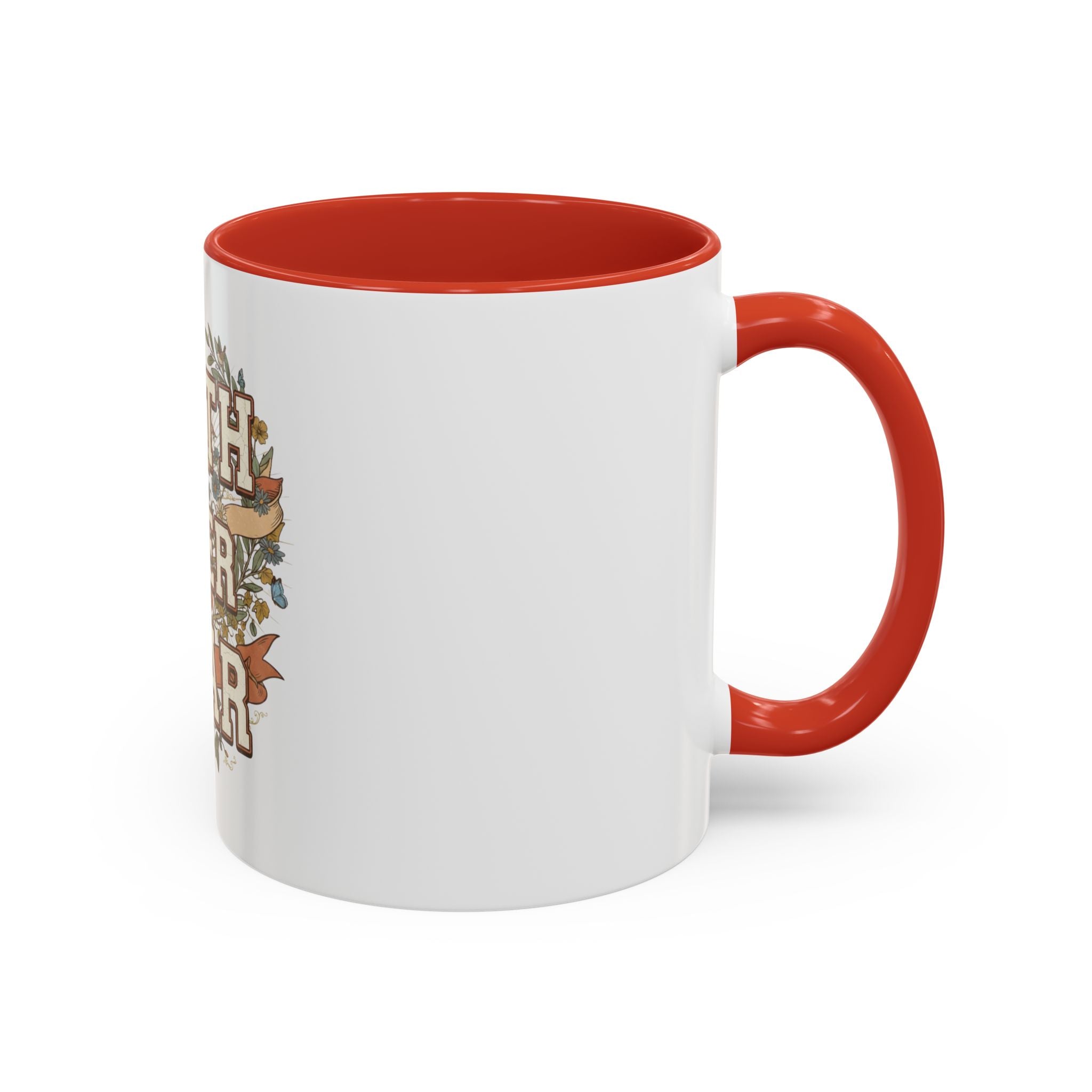 Faith Over Fear Accent Coffee Mug (11, 15oz)