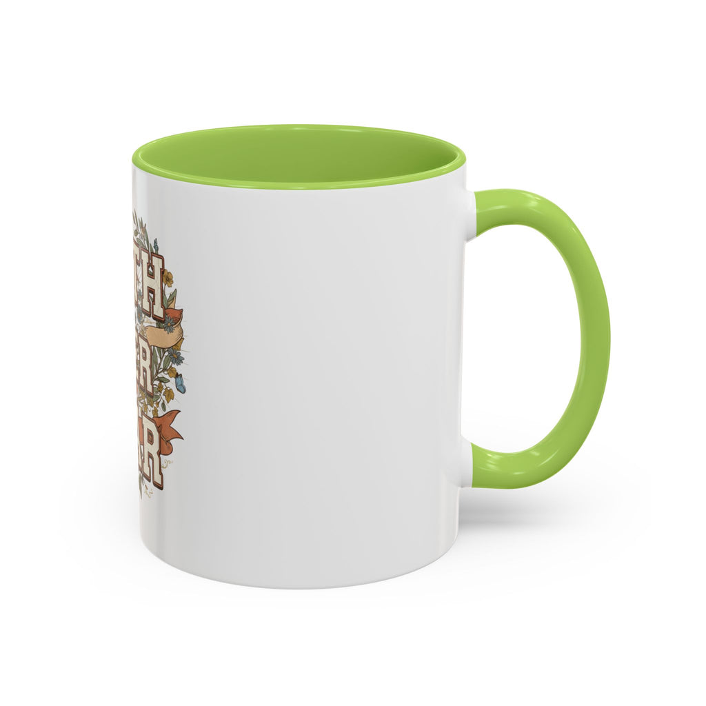 Faith Over Fear Accent Coffee Mug (11, 15oz)